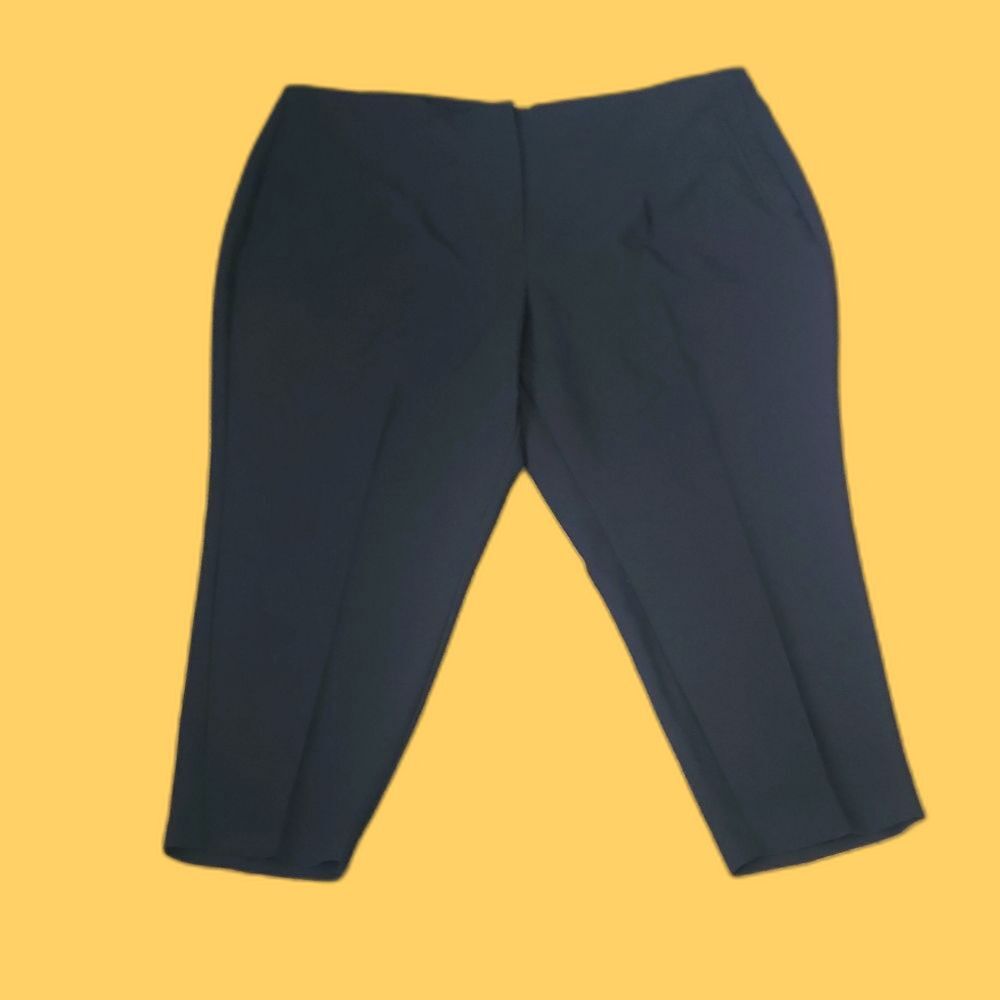 Nine West Size 26 W Tapered Black Pants